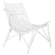 Καρεκλα εξωτ.χωρου cellion hm9812.03 ραβδοι rattan σε λευκο χρωμα 76x72x83υεκ. **