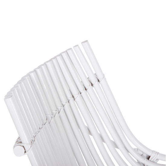 Καρεκλα εξωτ.χωρου cellion hm9812.03 ραβδοι rattan σε λευκο χρωμα 76x72x83υεκ. **