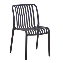 Καρεκλα εξωτ.χωρου convee hm6104.02 μαυρο πολυπροπυλενιο 48x56x79yεκ. **