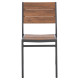 Καρεκλα αλουμινιου saga hm6063.02 σκουρο γκρι με polywood 46x52x86υεκ. **