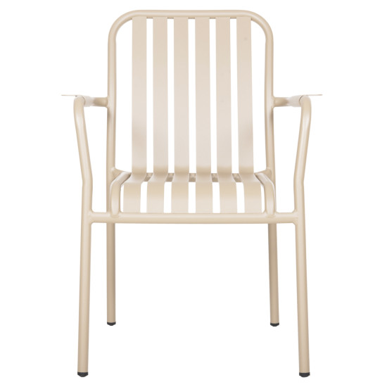 Πολυθρονα αλουμινιου rachel hm6088.04 σαμπανι 63x58x85υεκ. **