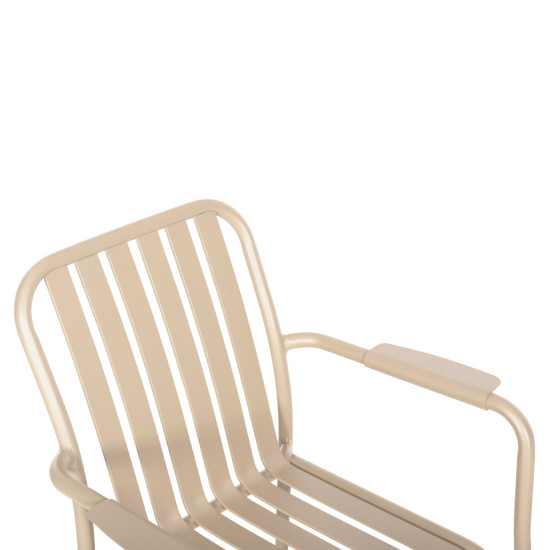 Πολυθρονα αλουμινιου rachel hm6088.04 σαμπανι 63x58x85υεκ. **