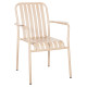 Πολυθρονα αλουμινιου rachel hm6088.04 σαμπανι 63x58x85υεκ. **