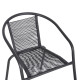 Πολυθρονα swifter hm5969.01 μεταλλο γκρι-συνθ. rattan γκρι 54x61x75υεκ. **