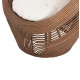Πολυθρονα circe hm9883 rattan καφε-μαξιλαρια εκρου 100x74x112,5υεκ. **