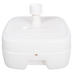 Πλαστικη βαση ομπρελασ με ροδα solbas hm6113.01 λευκη- κονταρι 33/50mm 46,5x23,5υ ** Πλαστικη βαση ομπρελασ με ροδα solbas hm6113.01 λευκη- κονταρι 33/50mm 46,5x23,5υ **