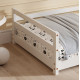 Κρεβατι παιδικο houser hm676.03 τ.montessori ξυλο πευκο λευκο- 190x90εκ **