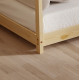 BED FOR KIDS PEPE HM677.01 t.MONTESSORI SOLID PINE WOOD IN NATURAL- 190x90cm. **
