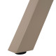 Παγκακι αλουμινιου tawnee hm6040.04 σαμπανι-polywood καθισμα φυσικο 220x36x44,5υεκ. **