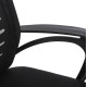 Καρεκλα γραφειου trail hm1192 μαυρο mesh-ποδι χρωμιου 64x55x98,5υεκ. ** Καρεκλα γραφειου trail hm1192 μαυρο mesh-ποδι χρωμιου 64x55x98,5υεκ. **