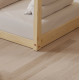 Κρεβατι παιδικο pepe hm678.01 τ.montessori ξυλο πευκο φυσικο- 140x70εκ **
