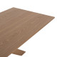 Τραπεζι paolo hm9853 mdf με καπλαμα φραξινου-ποδια rubberwood-φυσικο 180x90x75yεκ **