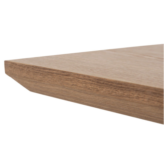 Τραπεζι paolo hm9853 mdf με καπλαμα φραξινου-ποδια rubberwood-φυσικο 180x90x75yεκ **