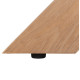 Τραπεζι paolo hm9853 mdf με καπλαμα φραξινου-ποδια rubberwood-φυσικο 180x90x75yεκ **