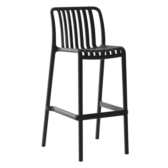 Σκαμπο bar πολυπροπυλενιου convee hm6098.02 μαυρο 38,5x49,5x102υεκ. **