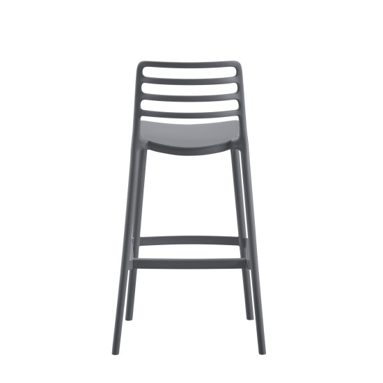 Σκαμπο bar πολυπροπυλενιου snod hm6099.03 γκρι 37,2x50x101,5υεκ. **
