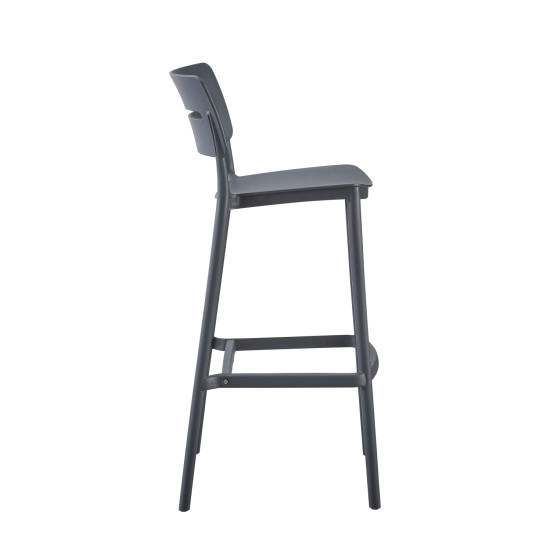 Σκαμπο bar πολυπροπυλενιου snod2 hm6100.03 γκρι 37,2x50x101,5υεκ. **