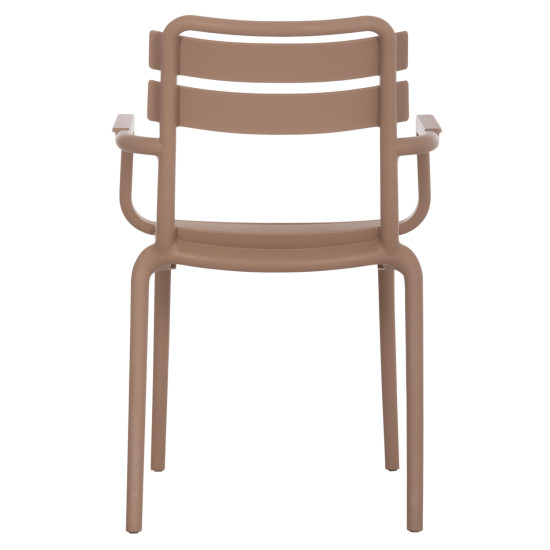 Πολυθρονα πολυπροπυλενιου philly hm6123.06 μπεζ 58,5x49x83,5υεκ. **