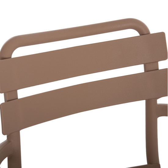 Πολυθρονα πολυπροπυλενιου philly hm6123.06 μπεζ 58,5x49x83,5υεκ. **