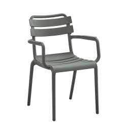 Πολυθρονα πολυπροπυλενιου philly hm6123.04 olive green 58,5x49x83,5υεκ. **