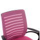 Καρεκλα γραφειου trail hm1192.35 ροζ mesh-ποδι χρωμιου 62x51x98υεκ. **