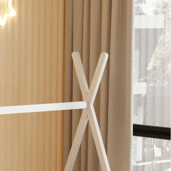Κρεβατι παιδικο munk hm681.03 τ.montessori μασιφ ξυλο πευκου λευκο- 190x90εκ **