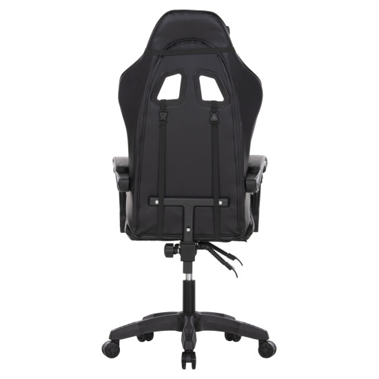 Καρεκλα γραφειου gaming mancer hm1194 μαυρο pu-μαυρο πολυπροπυλενιο 59x69x125υεκ. ** Καρεκλα γραφειου gaming mancer hm1194 μαυρο pu-μαυρο πολυπροπυλενιο 59x69x125υεκ. **