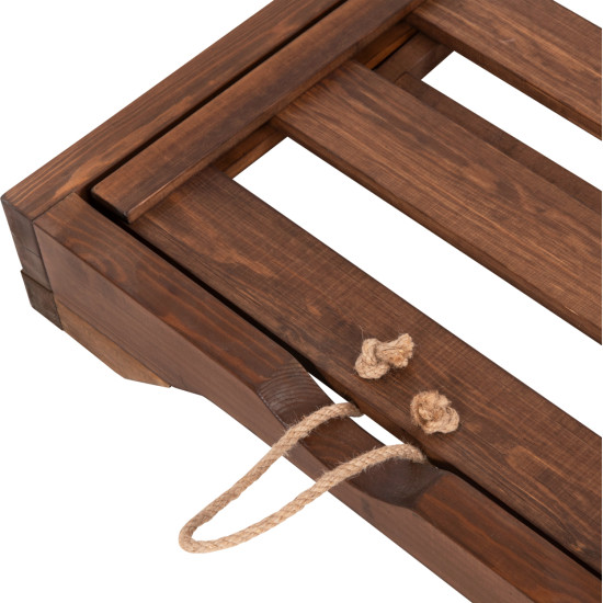 Ξαπλωστρα ikaria με ποδι hm6107.01 πευκο σε καρυδι-μονο σκελετοσ 80x208x100yεκ. ** Ξαπλωστρα ikaria με ποδι hm6107.01 πευκο σε καρυδι-μονο σκελετοσ 80x208x100yεκ. **