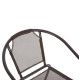 Πολυθρονα εξ.χωρου ledan hm5977.02 μεταλλo & textilene καφε 55x58x72υεκ. **