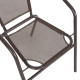 Πολυθρονα εξ.χωρου ledan hm5977.02 μεταλλo & textilene καφε 55x58x72υεκ. **