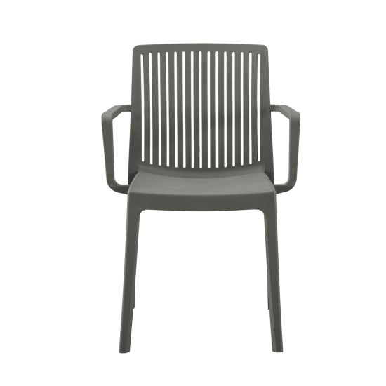 Πολυθρονα πολυπροπυλενιου ida hm6127.04 dark olive 41,3x54,2x81,8υεκ. **