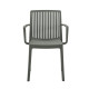 Πολυθρονα πολυπροπυλενιου ida hm6127.04 dark olive 41,3x54,2x81,8υεκ. **