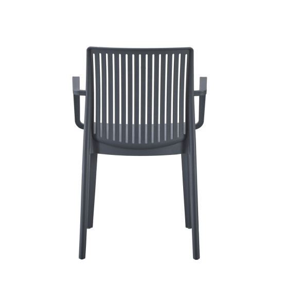 Πολυθρονα πολυπροπυλενιου ida hm6127.03 γκρι 41,3x54,2x81,8υεκ. **