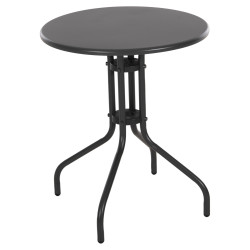 Τραπεζι εξ.χωρου στρογγυλο lino hm5973.01 μεταλλικο γκρι φ60x70υεκ. **