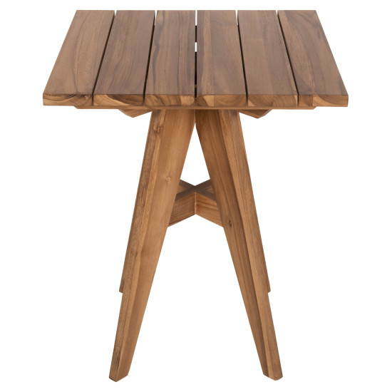 Τραπεζι τετραγωνο leo hm9860.11 μασιφ ξυλο τεακ 60x60x75υεκ. **