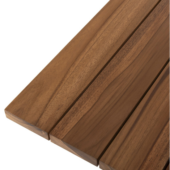 Τραπεζι τετραγωνο leo hm9860.11 μασιφ ξυλο τεακ 60x60x75υεκ. **