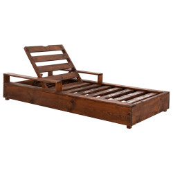 Ξαπλωστρα βαρεωσ τυπου μακεδονια plus hm6162 ξυλο πευκου εμποτισμου-καρυδι 200x92x23,5-73υ ** Ξαπλωστρα βαρεωσ τυπου μακεδονια plus hm6162 ξυλο πευκου εμποτισμου-καρυδι 200x92x23,5-73υ **