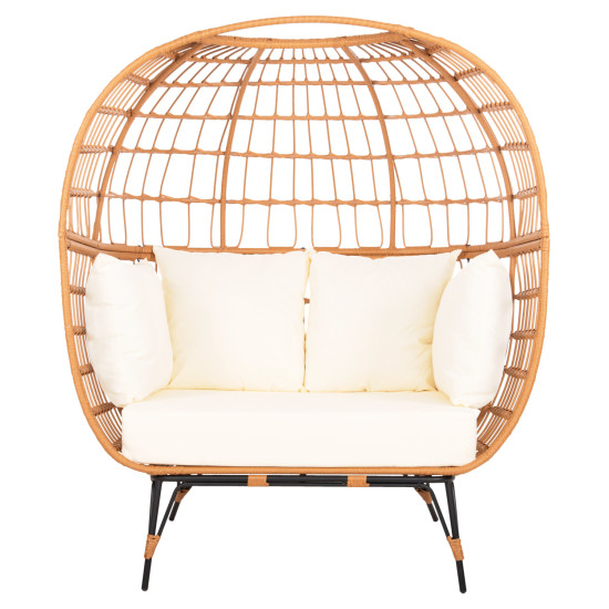 Πολυθρονα φωλια miami 2 ατομων τυπου rattan hm5870.11 132.5x90x154υεκ **