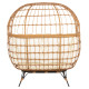 Πολυθρονα φωλια miami 2 ατομων τυπου rattan hm5870.11 132.5x90x154υεκ **