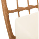Πολυθρονα φωλια miami 2 ατομων τυπου rattan hm5870.11 132.5x90x154υεκ **