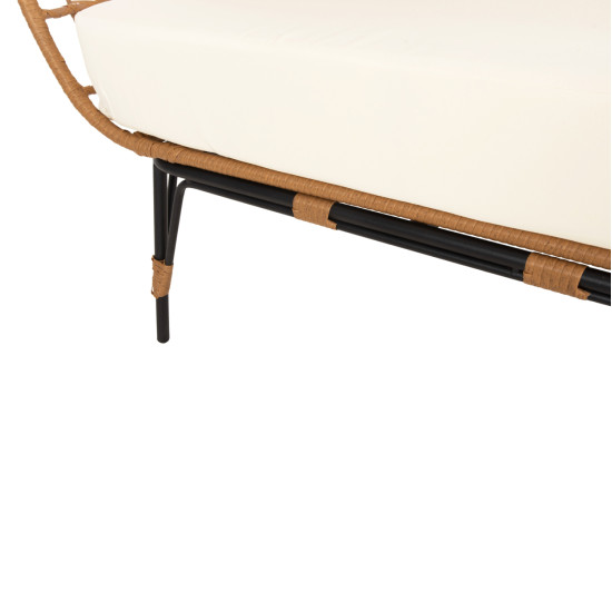 Πολυθρονα φωλια miami 2 ατομων τυπου rattan hm5870.11 132.5x90x154υεκ **
