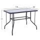 Σετ εξ.χωρου 5τμχ mag hm21033.01 τραπεζι adam & 4 πτυσσομενεσ καρεκλεσ γκρι **