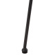 Πολυθρονα τυπου φωλια μεταλλικη allegra hm5458.12 με wicker-μαυρο 73x78x88υεκ. **