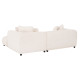 Καναπεσ γωνια (δεξια) 3-θεσιοσ grace hm3280.02r λευκο υφασμα 252x160x70-90υεκ **