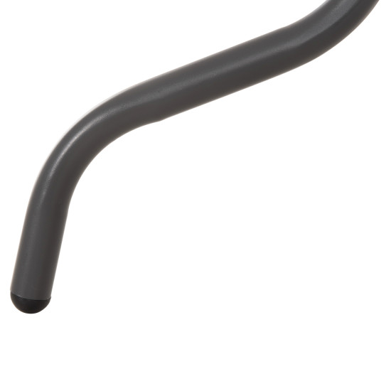 Τραπεζι βοηθητικο figo hm6067.01 μεταλλικο γκρι-γυαλινη επιφανεια 45x45x51yεκ **