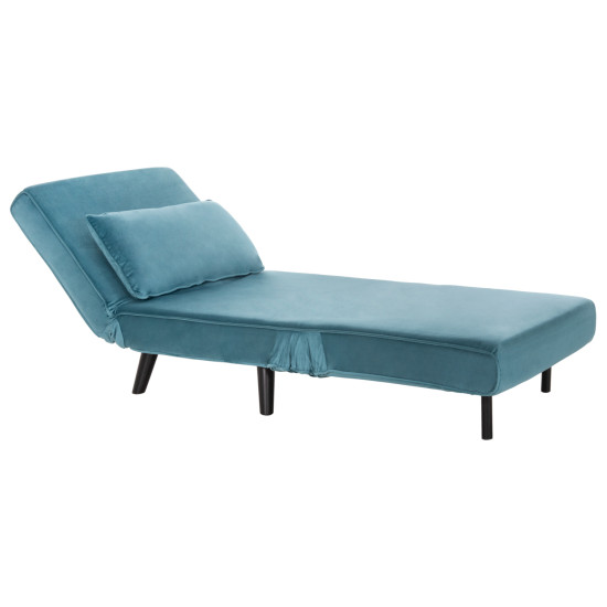 Πολυθρονα κρεβατι braxton hm8425.25 βελουδο σε χρωμα μεντα 78x88x78υεκ. **