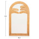 Καθρεπτησ τοιχου reflect hm4367 φυσικο rattan 60x4,5x100υεκ. **