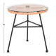Σετ εξωτερικου χωρου 3τμχ allegra hm21047.11 μπεζ συνθ.rattan-μεταλλο σε μαυρο **