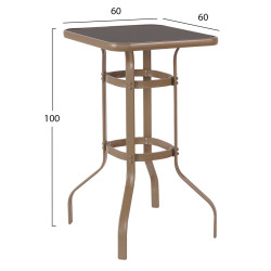Σετ 3τμχ εξωτερικου χωρου laura hm21054.04 σαμπανι μεταλλο & αλουμινιο ** Σετ 3τμχ εξωτερικου χωρου laura hm21054.04 σαμπανι μεταλλο & αλουμινιο **