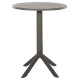 Τραπεζι πολυπροπυλενιου στρογγυλο terrin hm6124.15 olive green φ60x75υεκ. **